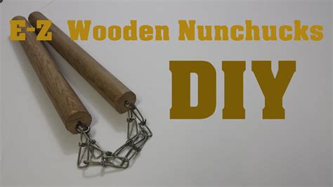 Diy How To Make Easy Wood Nunchucks Nunchaku Hd1080p Youtube