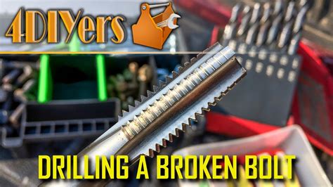 How To Drill Out A Broken Bolt Or Stud Youtube