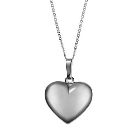 Silver Heart Necklace By Baronessa Notonthehighstreet Com