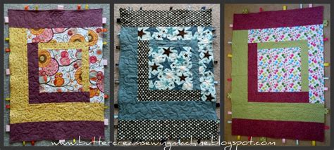 Each time a section is added, the new edge will get bigger. Buttercream and a Sewing Machine: Tutorial: Baby Log Cabin ...