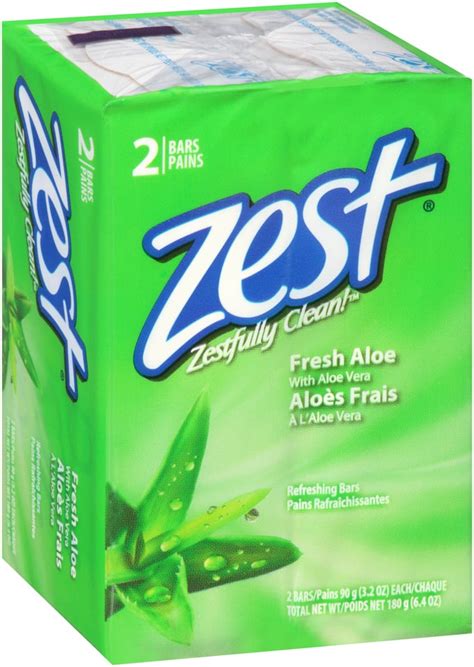 Ewg Skin Deep® Zest Refreshing Bar Soap Fresh Aloe 2020 Formulation