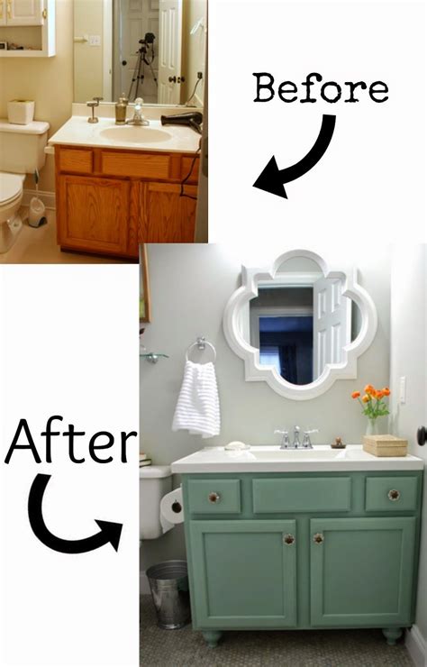 Cover the floor with a drop cloth. 7 Best DIY Bathroom Vanity Makeovers | Bathroom vanity ...