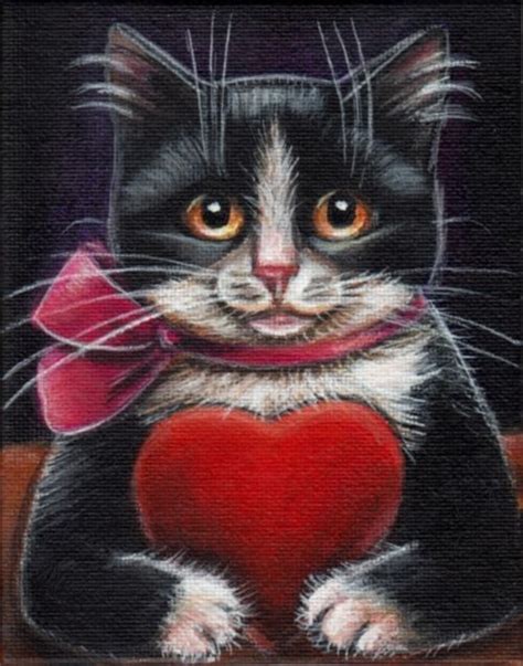 572 Best Cats Paintings Art Images On Pinterest