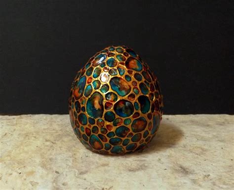 Dragon Egg Rainbow Dragon Ceramic Egg