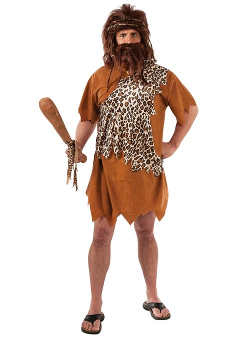 Inflatable caveman club halloween fancy dress accessory stone age costume. Caveman Plus Size Costume