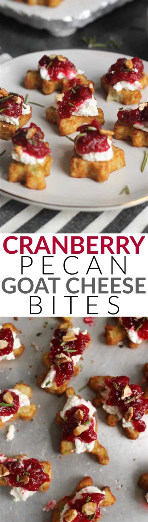 Cranberry Pecan Goat Cheese Bites Hummusapien