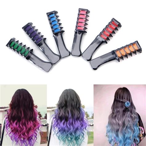 Hair highlights and dye coloring costs $60 to $150 with most paying $80 on average. Temporary Hair Chalk Dye Powder With Comb Salon Hair ...