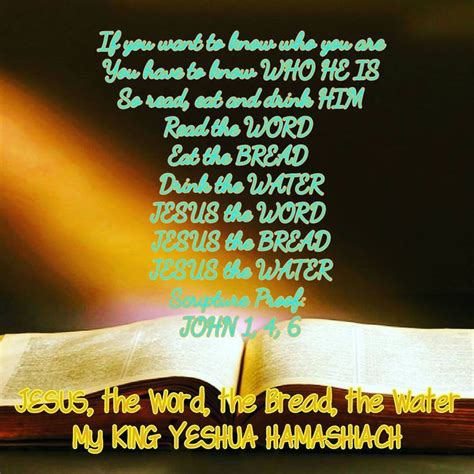 My King Yeshua The Way The Truth The Life The Word The Bread The