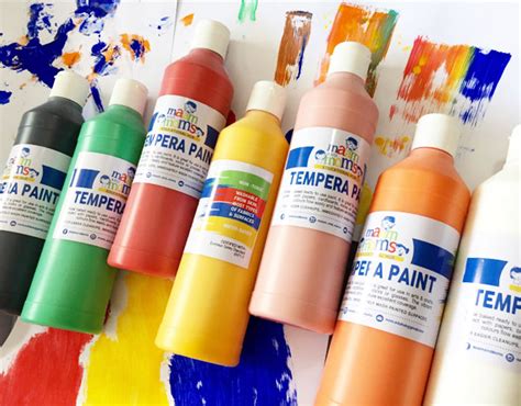 500ml Non Toxic And Washable Tempera Paints Maam And Moms