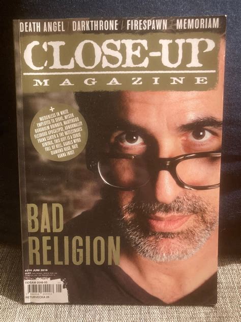 Close Up Magazine 218 Bad Religion Death Köp På Tradera