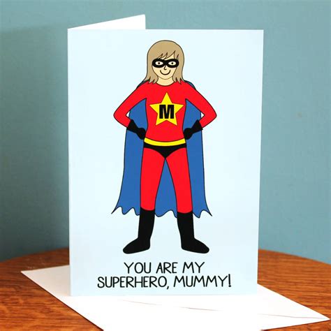 Supermum Personalised Mothers Day Card By Nickynackynoo
