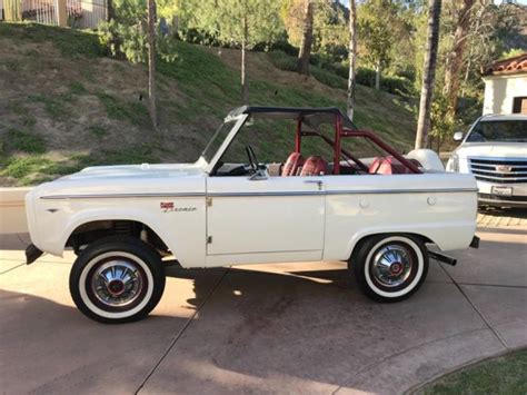 1967 Ford Bronco White Suv For Sale In Encino California Classified
