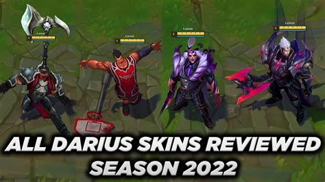 All Darius Skins Reviewed 2022 Darius Skin Spotlights Youtube