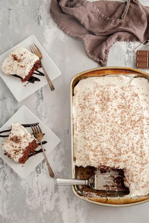 This Rich Chocolate Poke Cake Is Fluffy Moist And Filled With