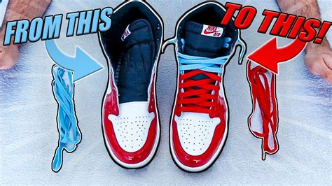 How To Double Lace Your Jordan 1s Step By Step Youtube