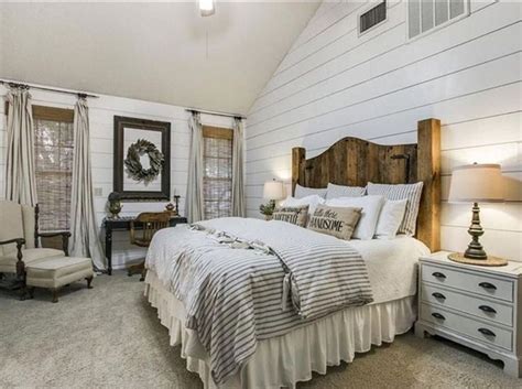 Beautiful Modern Farmhouse Master Bedroom Decoration Ideas Pimphomee