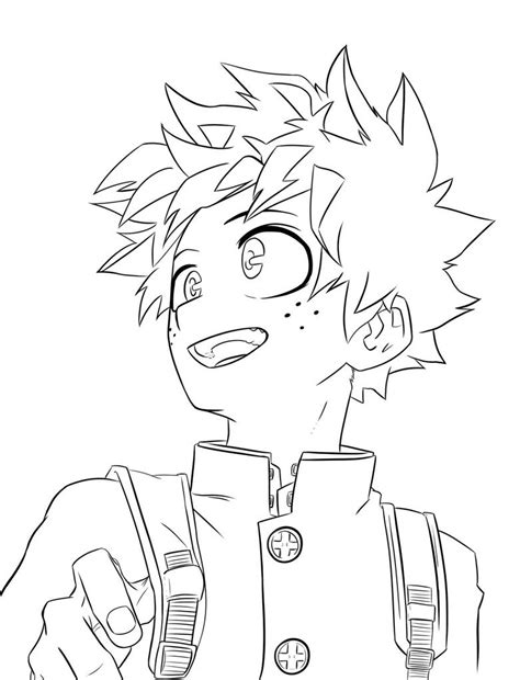 It has been serialized in weekly shōnen jump since july 2014,5 and 14 volumes have been collected in tankōbon format. Deku line art by Armc-art on DeviantArt