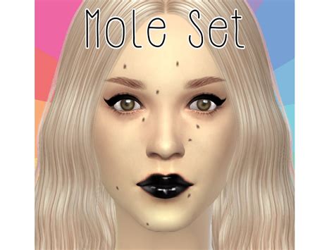 The Sims Resource Mole Set Maleandfemale