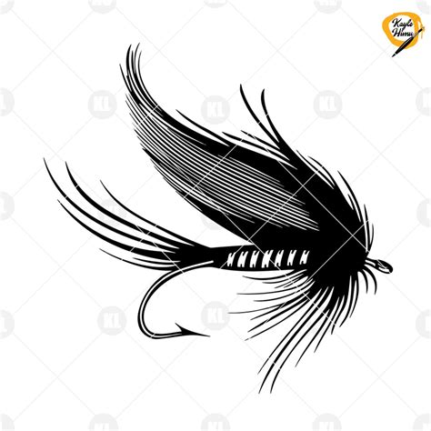 Fly Fishing Insects Artificial Lure Digital Cut Files Svg Dxf Eps P