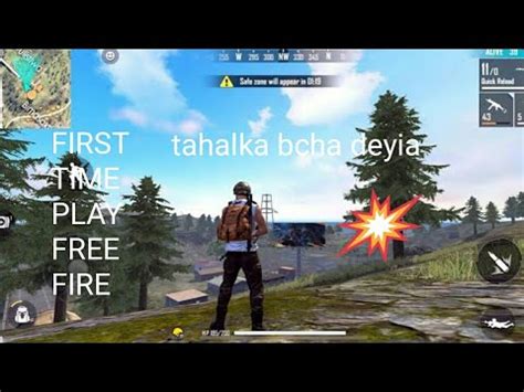 It became the most downloaded mobile game globally in 2019. Free fire play first time - YouTube