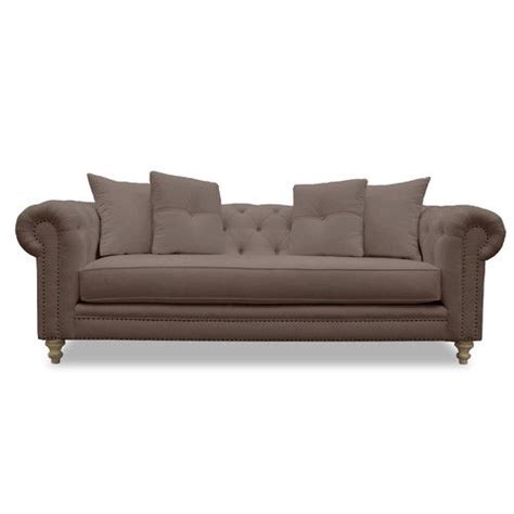 Casa andrea milano llc classic velvet scroll arm tufted button chesterfield sofa (grey), large. Found it at Wayfair.ca - Hanover Tufted Linen Sofa | Cheap ...