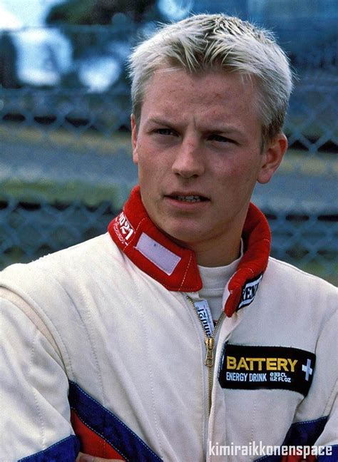 He is the 2007 formula one world drivers' champion. Young Kimi Raikkonen