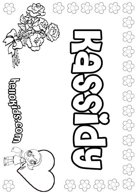 Search through 623,989 free printable colorings at getcolorings. Kassidy coloring pages - Hellokids.com