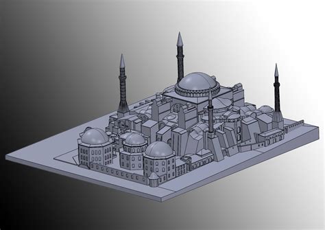Hagia Sophia 3d Model By Basat