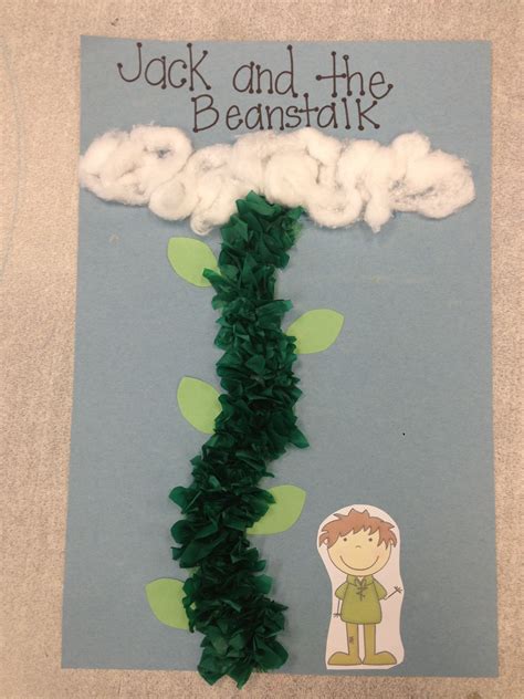 Jack And The Beanstalk Crafts Fairy Tale Crafts Fairy Tales