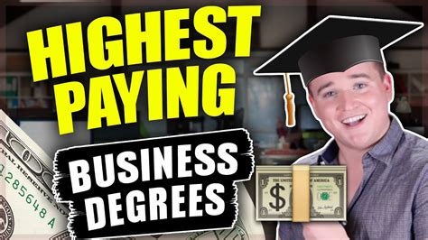 Top Ten Highest Paying Business Degrees 2020 Youtube