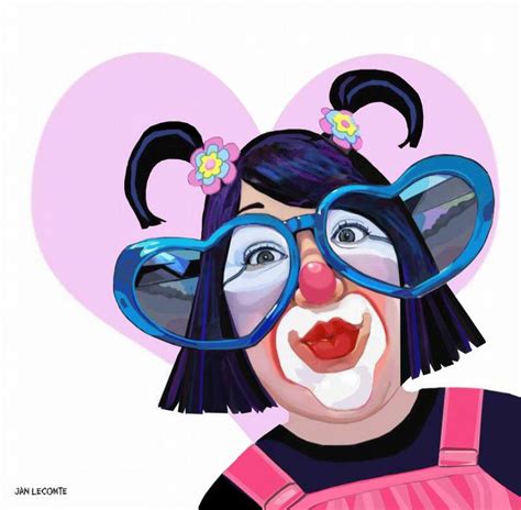Giggle Blossom The Clown From Caricature Artist Jan Lecomte Party