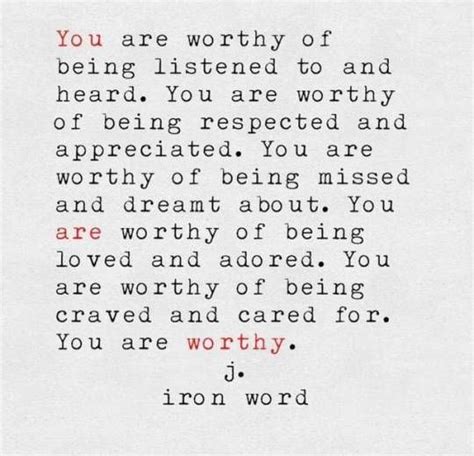 You Are Worthy Julianne Mcpeters Quotes Deep True Quotes