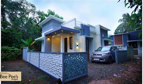 2 Bedroom Budget Small Plot Home In 500 Sqft With Free Plan Kerala