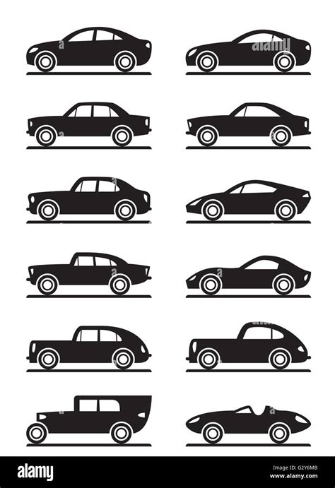 Modern And Vintage Cars Vector Illustration Stock Vector Image And Art