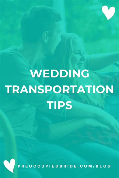5 wedding transportation tips