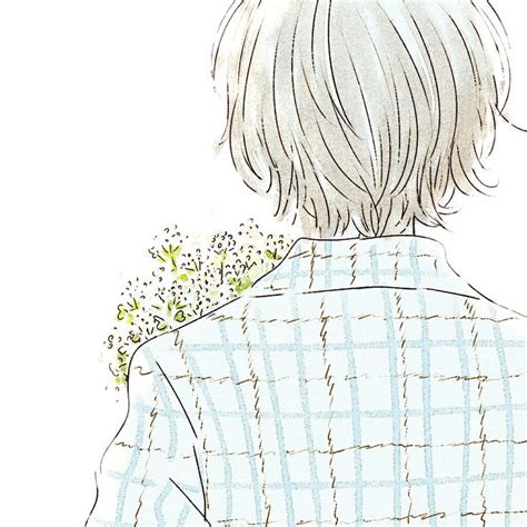 Boy Anime Flowers Anime Art Cute Drawings Anime