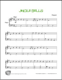 Always a good time to play a christmas tune! Jingle Bells | Easy Piano Sheet Music (Digital Print)