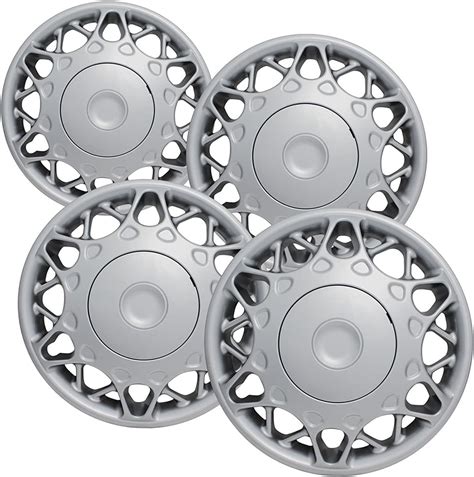 Aftermarket Wheel Covers 15 Inch Silver Finish Abs 24