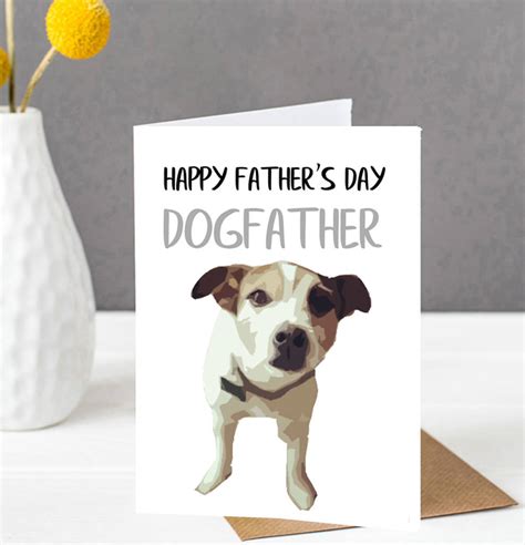 Dog Father Fathers Day Card By Helena Tyce Designs