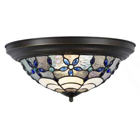 A tiffany ceiling lighting fixtures can be utilized as a focus in nearly any room that has means to create a heat wealthy ambient glow. SULION Blue Tiffany ceiling lamp