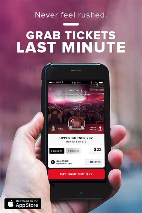 We are not directly selling flight tickets. Find last minute tickets when you download Gametime, a ...