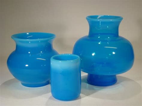Blue Vases By Erik Höglund For Boda Starkeld