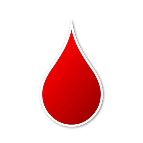 Premium Vector Vector Blood Drop Icon Isolated