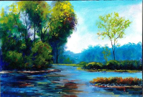 Plein Air Landscape Oil Painting Painting By Andrew Semberecki Fine