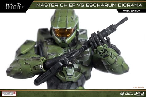 Gaming Heads Halo Infinite Master Chief Vs Escharum Diorama Itakonit