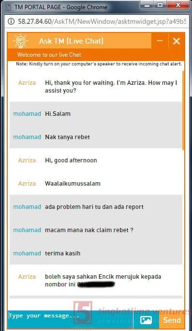 Join live extamil chat rooms, connecting malaysian tamil peoples around all over the world. Rebet TM Streamyx - Panduan Tuntutan Rebet Live Chat ...