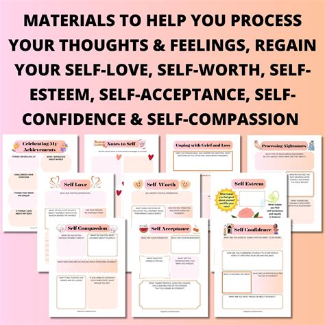 Heal Your Inner Child Workbook Journal BUNDLE, Reparenting Inner Child