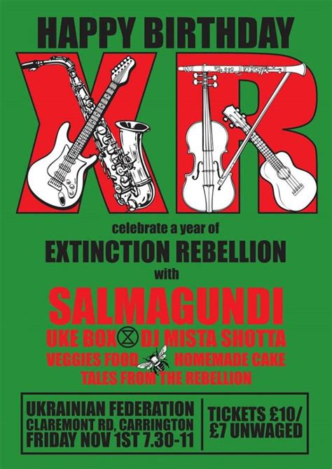 Extinction Rebellion 1st Birthday Bash! | Veggies