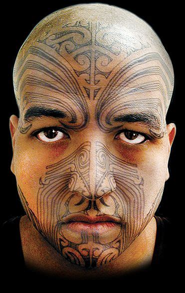 Maori Full Face Temporary Tattoo Maori Face Tattoo Maori Tattoo