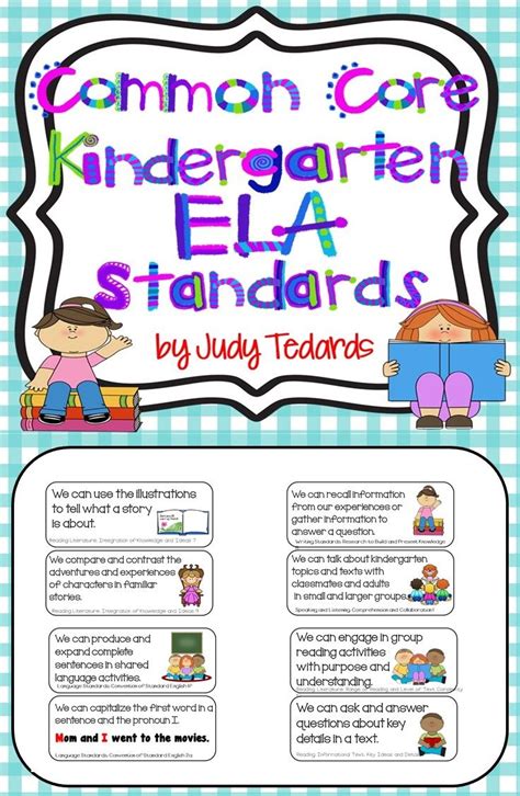 Kindergarten Common Core Ela Standards